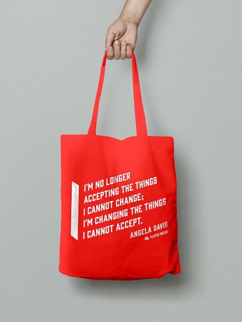 Angela Davis Tote Bag - Red